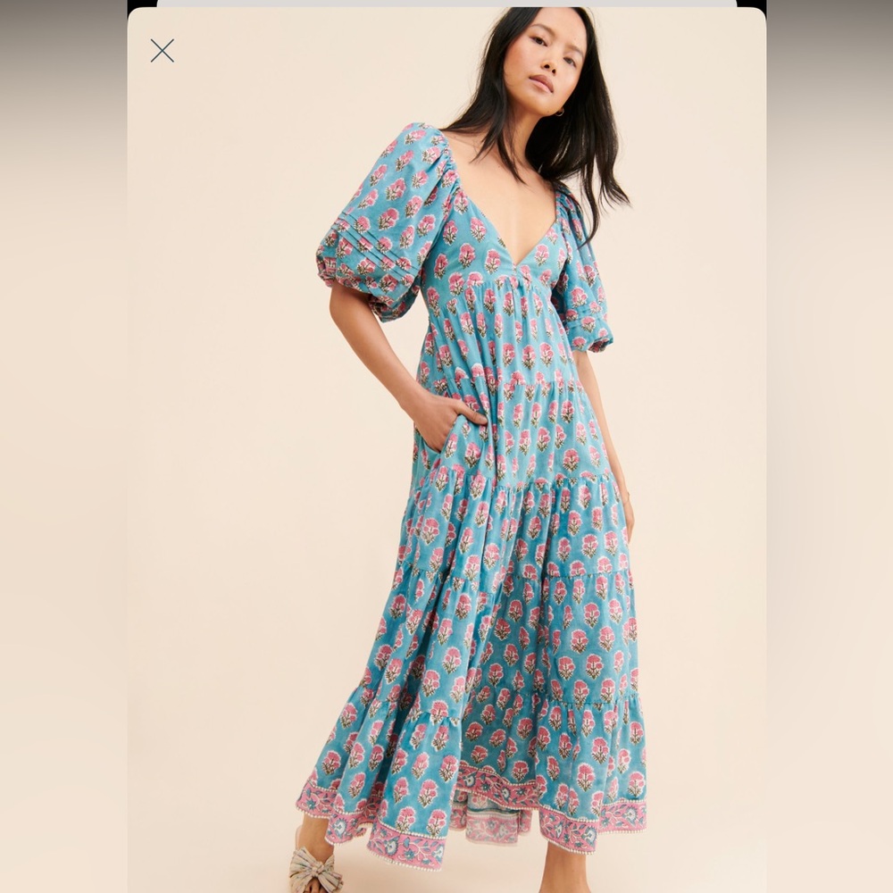 Saylor Annaleise maxi dress small